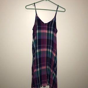 Purple Plaid Sun Dress